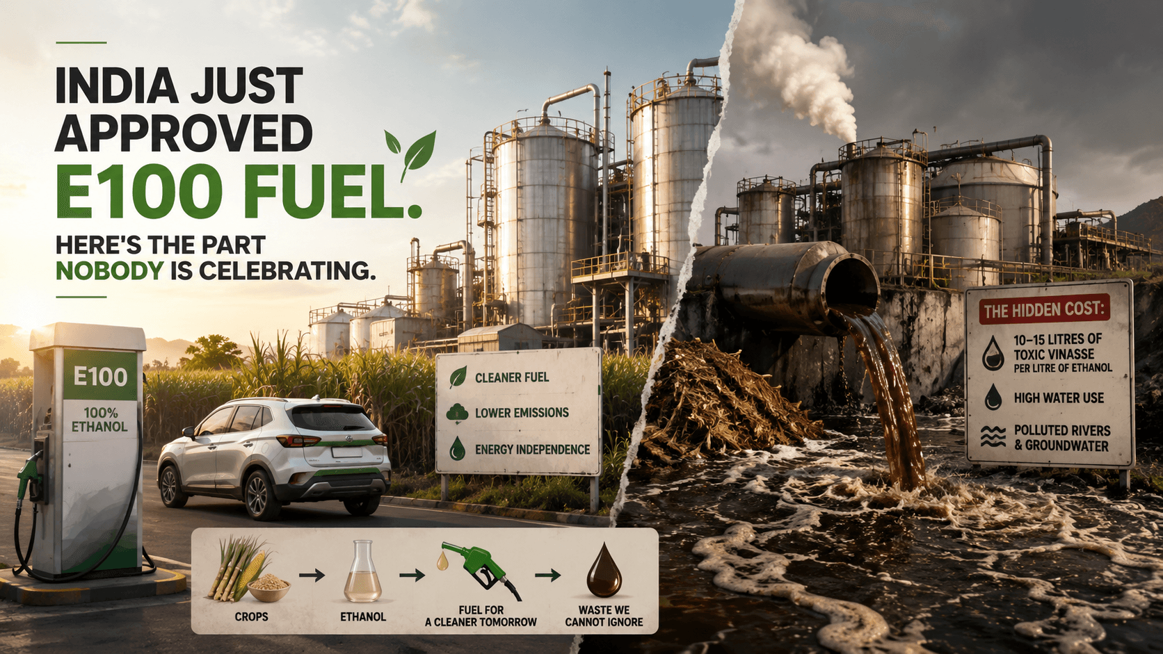 India Just Approved E100 Fuel. Here's the Part Nobody Is Celebrating.