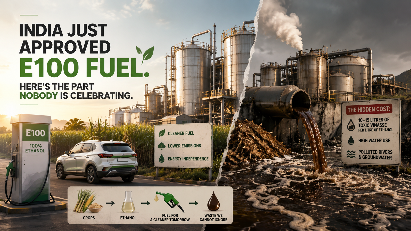India Just Approved E100 Fuel. Here's the Part Nobody Is Celebrating.